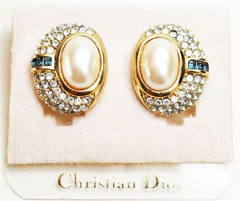 genuine christian Dior earrings